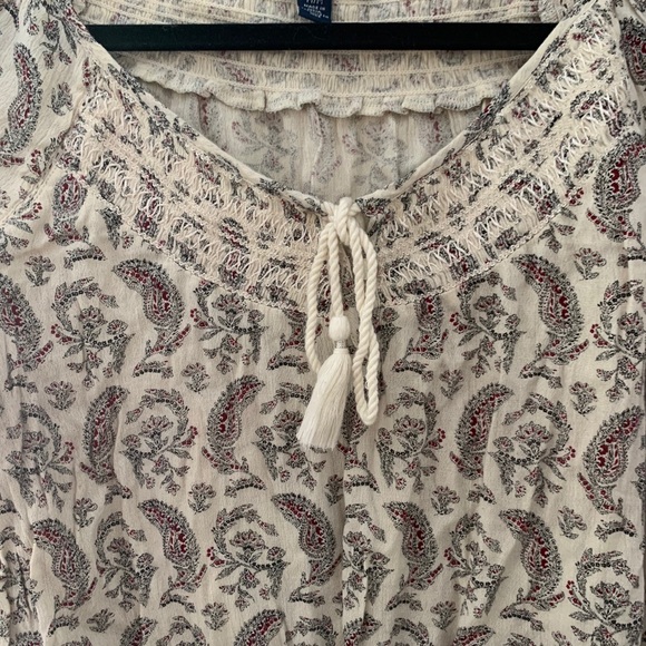 Paisley Peasant Top - Picture 3 of 4